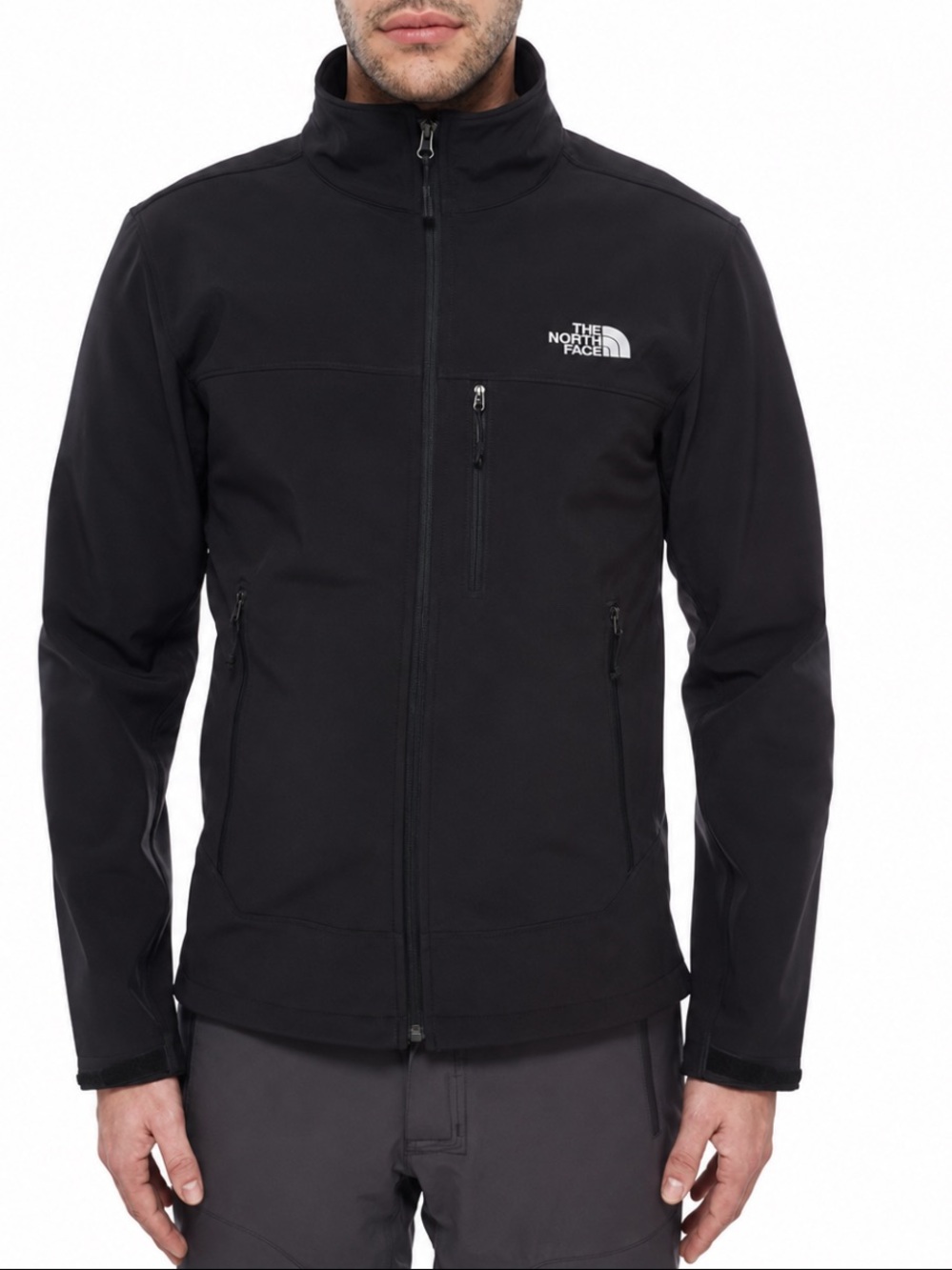 The North Face Apex Bionic Jacket Zip Closure in Black